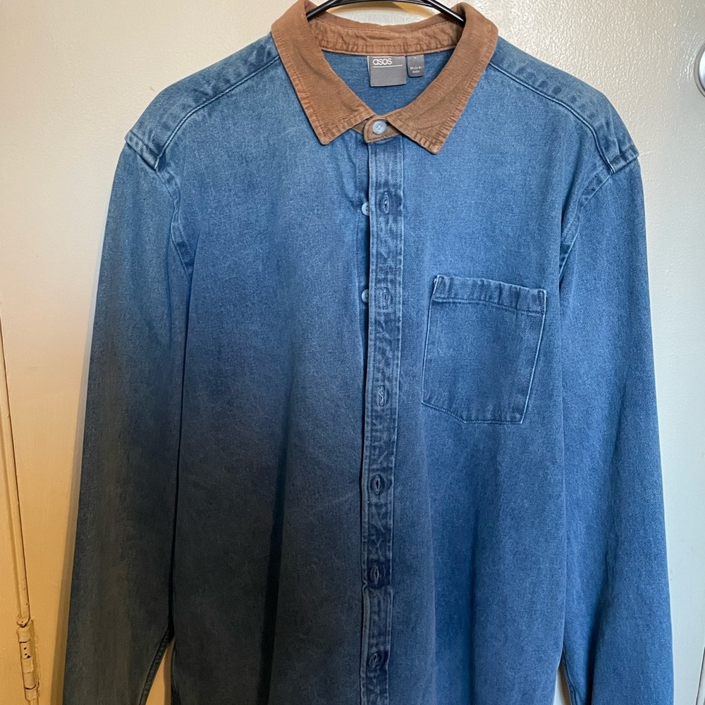 Asos Denim Long sleeve button up